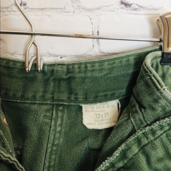 60s vintage military trousers - Picture 4 of 8